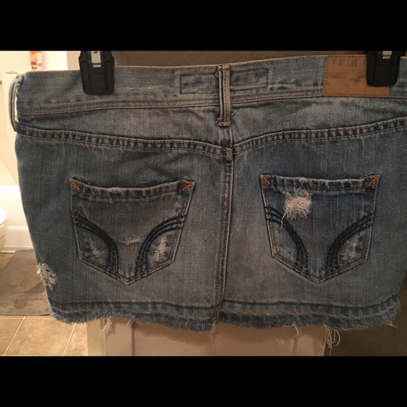 Hollister jean skirt - Picture 3 of 3